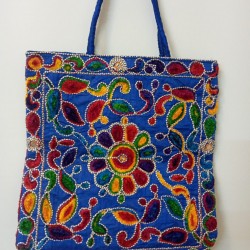 SBL2E-Hand embroidered fabric bag