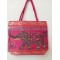 SBL5D-Banarasi Elephant embroidered fabric Bag