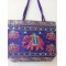 SBL5E-Banarasi Elephant embroidered fabric Bag