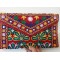 SBL6E-Hand embroidered fabric clutch bag