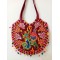 SBL11B-Dancing pair hand embroidered fabric bag