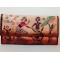 SBL13E-Figure Embossed  Leather clutch bag- size 9 x 5 inch