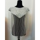 SPH 3-Boat neck poncho with classic pearl beads handwork with sparkling silver handmade tassels