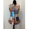 SDK 1E-Multicolored patched silk jacket from Bengal, India-size XS 2 