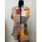 SDK 2A-Multicolored patched silk jacket from Bengal, India-size  S 4