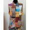 SDK 4B-Multicolored patched silk jacket from Bengal, India-size  M 10