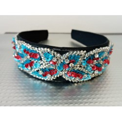 SHH 1- Beads & Sequined Hand Embroidered head bands-Free size 