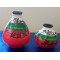 TDM 17 (Set of 2)- Handpainted Terracotta  pots.