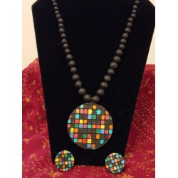 TDM 42-Terracotta Clay jewellery set-price on request