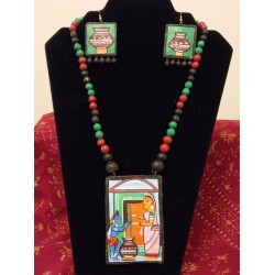 TDM 47-Terracotta Clay jewellery set-price on request