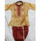 S 9B -OUT OF STOCK: Annaprason silk dhuti punjabi set for baby boy - Price on request