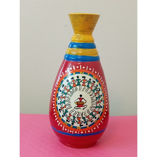 TDM 52 -Terracotta Flower Vase..size approx 10 inches in height