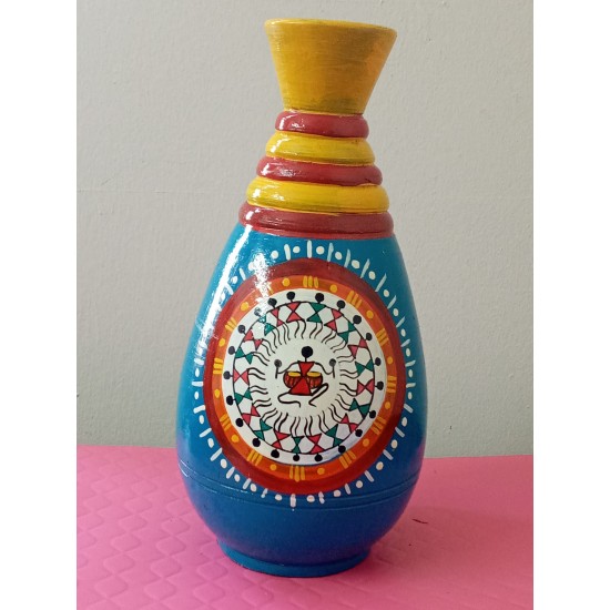 TDM 57 -Terracotta Flower Vase..size approx 10 inches in height