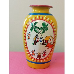 TDM 59 -Terracotta Flower Vase..size approx 10 inches in height
